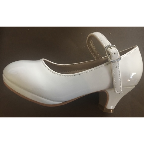 girls ivory mary janes